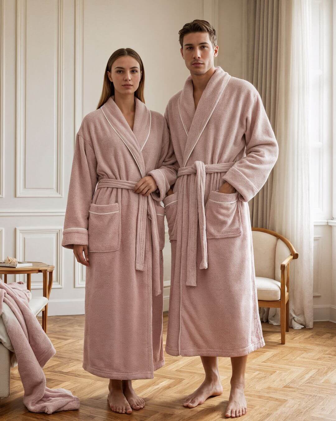 Peignoir Hôtel Saint Prairie – Coton Premium 450 GSM