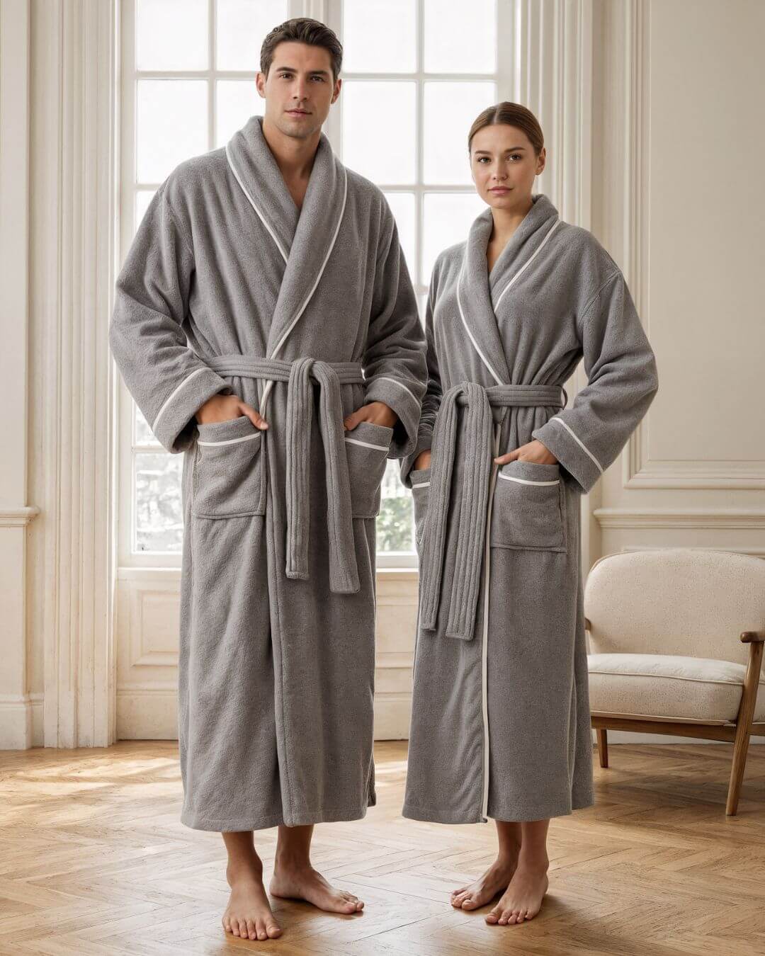 Peignoir Hôtel Saint Prairie – Coton Premium 450 GSM