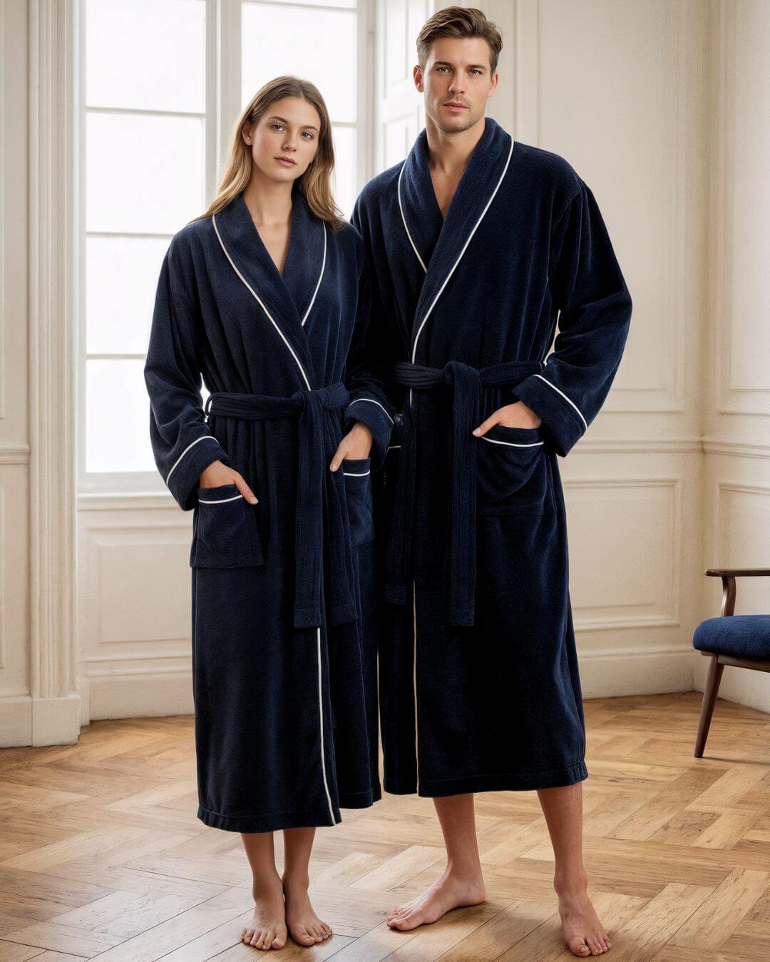 Peignoir Hôtel Saint Prairie – Coton Premium 450 GSM